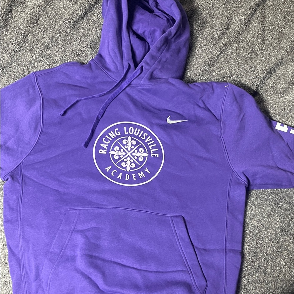 Nike Purple Racing Louisville Academy Pullover Hoodie
